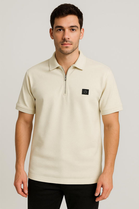 Half-Zip T-Shirt for Men – Smart Casual ( Buy Any 3 for Just ₹999! )